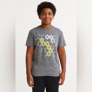 Place Gray and Yellow Kid Genius Tee